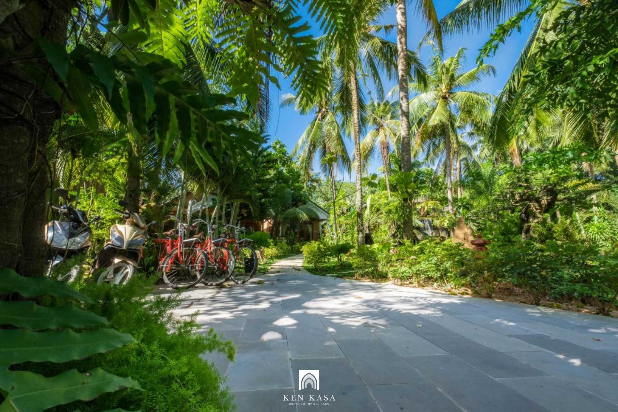 Kh&ocirc;ng gian ngo&agrave;i trời tại Coco Palm Beach Resort & Spa